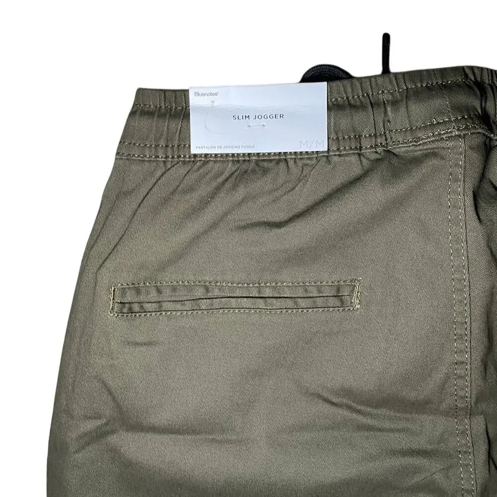 Army Green Slim Fit Jogger Pants - New With Tags